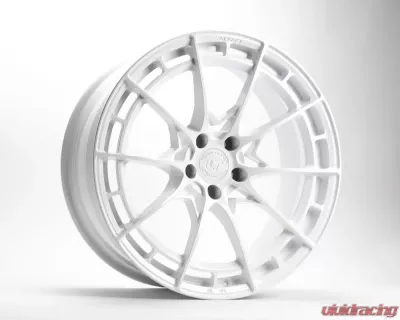 VR Forged D03-R Wheel Set Tesla Model S Plaid 21x9.5 21x10.5 Gloss White - VRF-D03R-TESPD-GWHT