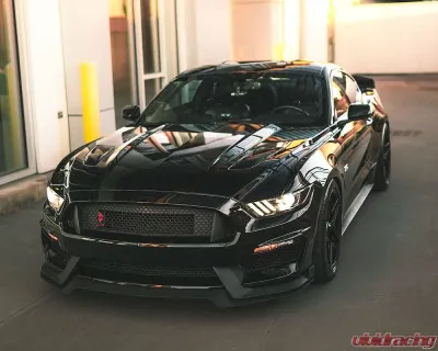 VR Forged D04 Wheel Set Ford Mustang S550 19x10 19x11 Gloss Black - VRF-D04-S550-GBLK
