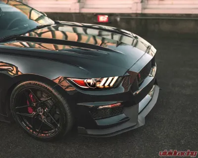 VR Forged D04 Wheel Set Ford Mustang S550 19x10 19x11 Gloss Black - VRF-D04-S550-GBLK