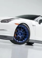 VR Forged D09 Wheel Set Nissan GT-R 20x10 20x12 Dark Blue                                     - VRF-D09-GTR-DBL - Image 11