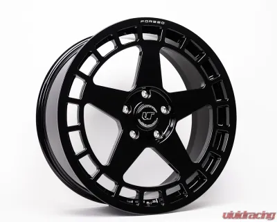 VR Forged D12-R Wheel Set Rivian R1S R1T 22x9.5 Gloss Black - VRF-D12R-R1S-GBLK