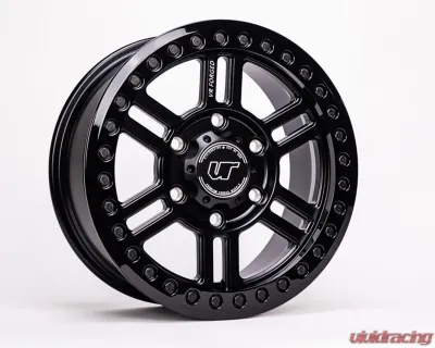 VR Forged D16 Beadlock Wheel Set of 4 Can-Am Maverick R 15x6.0 6x139.7 Matte Black - VRF-D16B-MAVR-MBLK