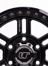 VR Forged D16 Beadlock Wheel Set of 4 Can-Am Maverick R 15x6.0 6x139.7 Matte Black                                     - VRF-D16B-MAVR-MBLK - Image 5