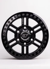 VR Forged D16 Beadlock Wheel Set of 4 Can-Am Maverick R 15x6.0 6x139.7 Matte Black                                     - VRF-D16B-MAVR-MBLK - Image 2