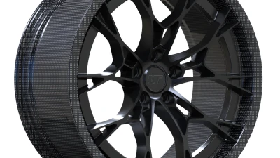 VR Forged x Dymag Carbon Fiber D01 Custom 2pc Wheels                                     - VRF-D01-CF-WHL - Image 10