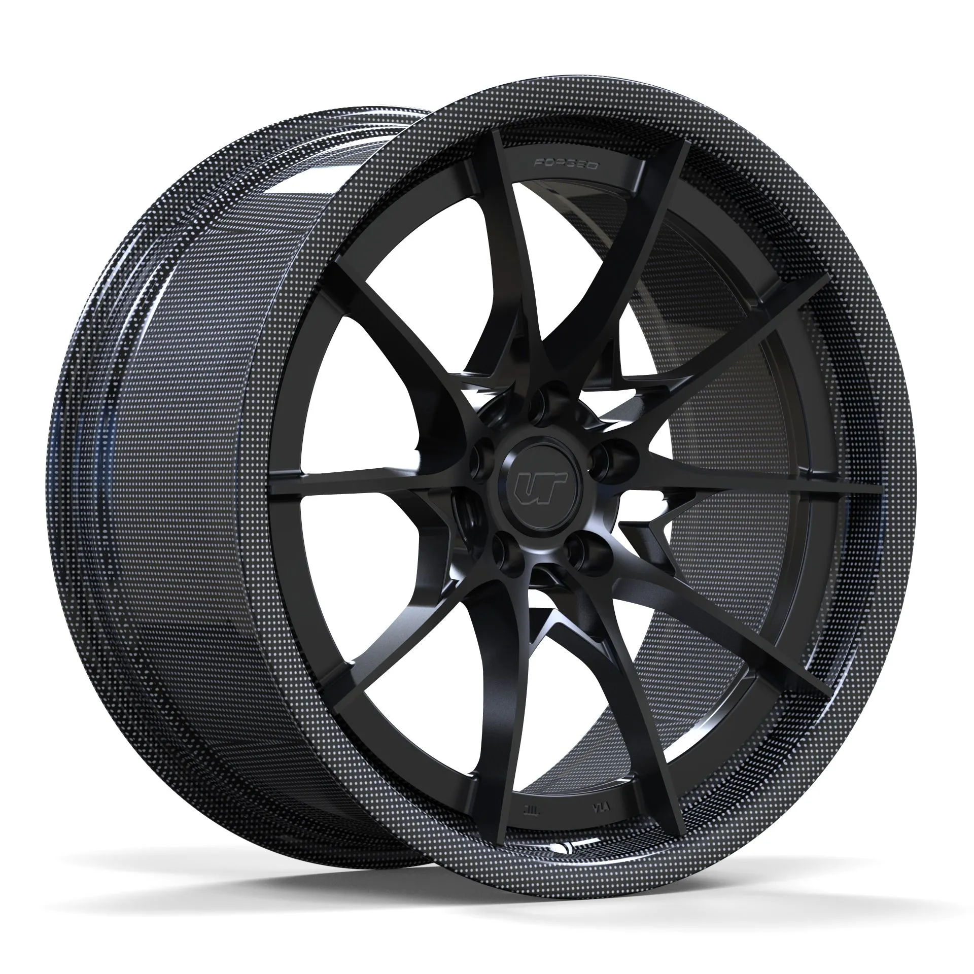 VR Forged x Dymag Carbon Fiber D03 Custom 2pc Wheels - VRF-D03-CF-WHL