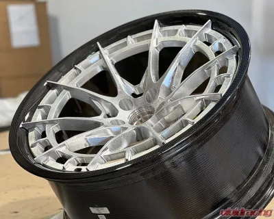 VR Forged x Dymag Carbon Fiber D03-R Custom 2pc Wheels - VRF-D03R-CF-WHL