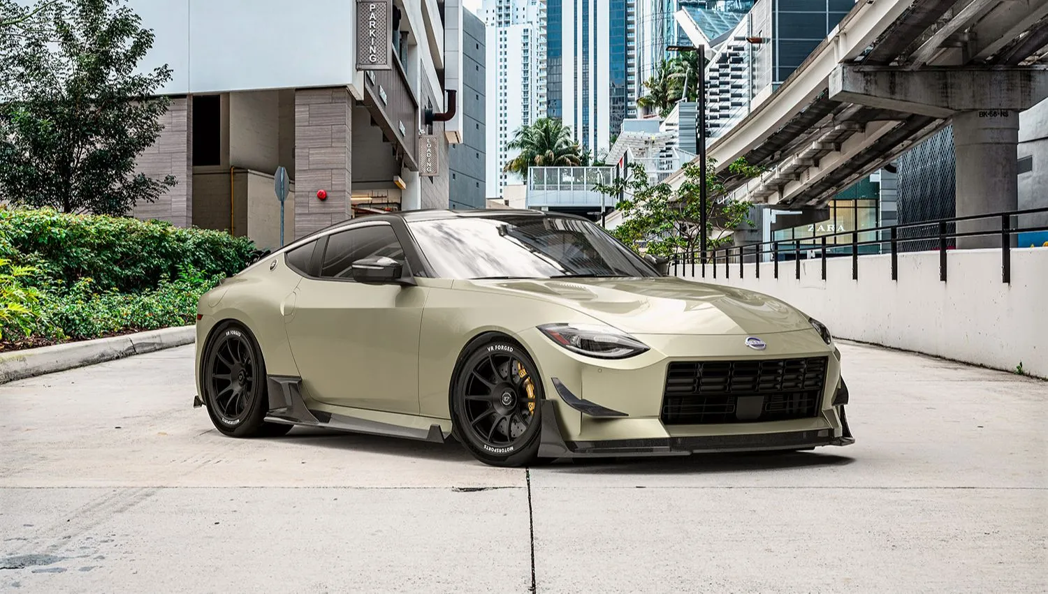 VR Forged VRF-DZRE-NISZ-19-MBLK Wheel Set Nissan Z 19x9.5 19x10.5