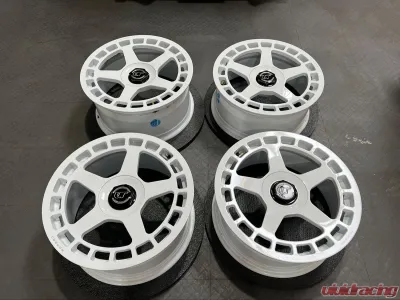 VR Forged D12-R White 19x8 | 19x9 5x114.3 Wheel Set of 4 - VR-D12R-198-199-WHT
