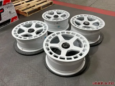 VR Forged D12-R White 19x8 | 19x9 5x114.3 Wheel Set of 4 - VR-D12R-198-199-WHT