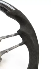 BMW M2 | M3 | M4 F Series OEM Upgraded Steering Wheel Carbon Fiber Alcantara Grips                                     - VR-BMW-F8X-STRWHL-MRN - Image 4