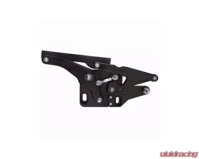 Ringbrothers Hood Hinge Kit - Solid Frame - Fiberglass - Black Ford Mustang 1965-1966 - 1011 BF