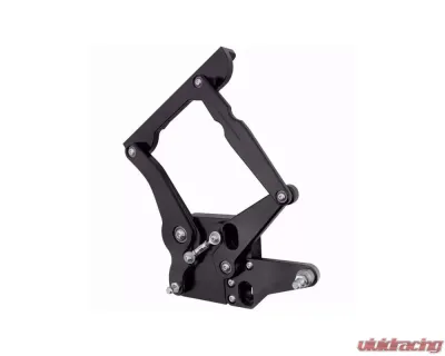 Ringbrothers Hood Hinge Kit - Solid Frame - Steel - Black Ford Mustang 1965-1966 - 1011 BS