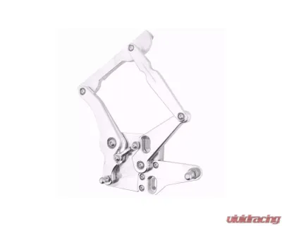 Ringbrothers Hood Hinge Kit - Solid Frame - Fiberglass - Natural Ford Mustang 1965-1966 - 1011 NF