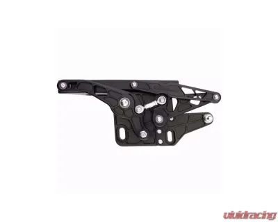 Ringbrothers Hood Hinge Kit - Air Frame - Fiberglass - Black Ford Mustang 1965-1966 - 1012 BF