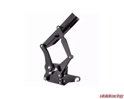 Ringbrothers Hood Hinge Kit - Solid Frame - Fiberglass - Black Ford Mustang 1967-1970 - 1021 BF