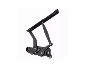Ringbrothers Hood Hinge Kit - Solid Frame - Steel - Black Pontiac Ventura 1968-1974