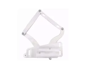 Ringbrothers Hood Hinge Kit - Solid Frame - Fiberglass - Natural Dodge Charger 1966-1970