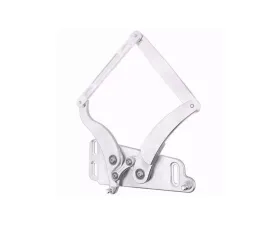 Ringbrothers Hood Hinge Kit - Solid Frame - Steel - Natural Plymouth Belvedere 1966-1970