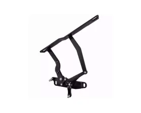 Ringbrothers Hood Hinge Kit - Solid Frame - Steel - Black Chevrolet Camaro 1970-1981