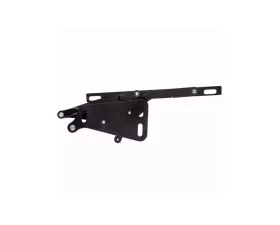 Ringbrothers Hood Hinge Kit - Solid Frame - Steel - Black Dodge Challenger 1970-1974