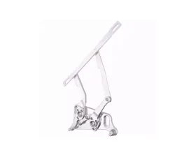 Ringbrothers Hood Hinge Kit - Solid Frame - Fiberglass - Natural Dodge Challenger 1970-1974