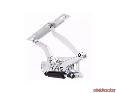 Ringbrothers Hood Hinge Kit - Solid Frame - Steel - Natural Pontiac GTO 1964-1965 - 1151 NS