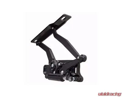 Ringbrothers Hood Hinge Kit - Solid Frame - Fiberglass - Black Pontiac GTO 1966-1967 - 1161 BF
