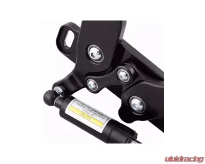 Ringbrothers Hood Hinge Kit - Solid Frame - Fiberglass - Black Chevrolet Chevelle 1973-1977 - 1181 BF