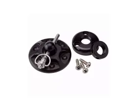 Ringbrothers Round Hood Pin Kit - Black Ford Mustang 1965-1970