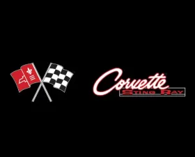 Fender Gripper Fender Cover w/ C-2 Corvette Sting Ray Logo