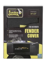 Fender Gripper Fender Cover w/ Car Logo 34 x 22 Inch Universal Fit Chevrolet Corvette C8                                     - FG2081 - Image 5
