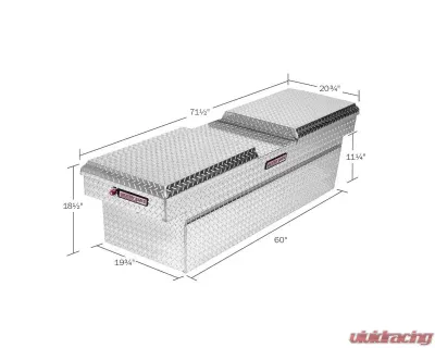 Weather Guard 11.3cu ft Clear Full Standard Aluminum Gull Wing Box - 124-0-01