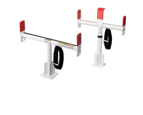 Weather Guard White Compact Full Aluminum Service Body Rack