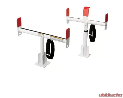 Weather Guard White Compact Full Aluminum Service Body Rack - 1425-3
