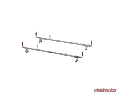 Weather Guard 70 Inch White 2 Cross Member Full Size Aluminum All-Purpose Rack - 209-3-03