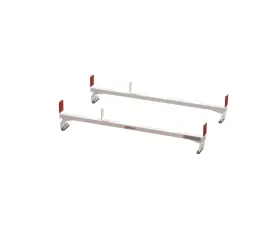 Weather Guard 60 Inch White 2 Cross Member Aluminum Compact All-Purpose Rack Chevrolet | Mercedes-Benz | Nissan | Ram | Ford 2010-2020