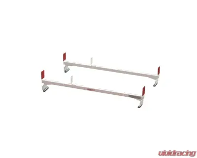 Weather Guard 60 Inch White 2 Cross Member Aluminum Compact All-Purpose Rack Chevrolet | Mercedes-Benz | Nissan | Ram | Ford 2010-2020 - 218-3-03