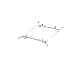 Weather Guard White 70 Inch Full Size Aluminum Dual Side Quick Clamp Rack