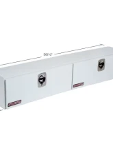 Weather Guard 11.1cu ft White Steel Hi-Side Box                                     - 290-3-02 - Image 2