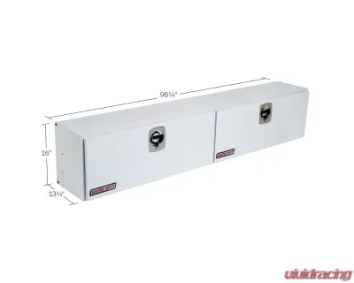 Weather Guard 11.8cu ft White Steel Hi-Side Box - 296-3-02