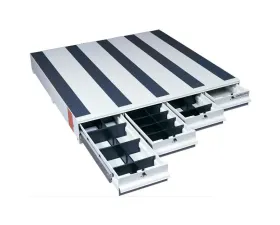 Weather Guard 49x48x6.75 Inch Lateral Itemizer Van Drawer Unit