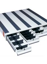 Weather Guard 49x48x6.75 Inch Lateral Itemizer Van Drawer Unit                                     - 318-3 - Image 2