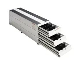 Weather Guard 49x12.25x17.75 Inch Stacked Itemizer Van Drawer Unit