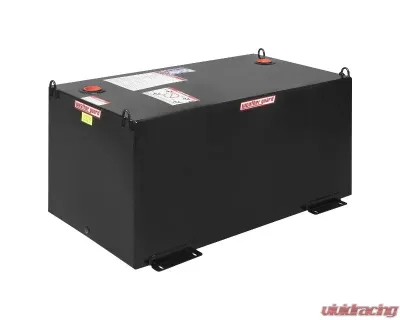 Weather Guard 100 Gallon Gloss Black Steel Rectangle Transfer Tank - 358-5-02