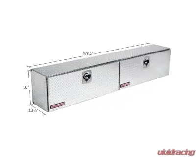 Weather Guard 11.1cu ft Clear Aluminum Hi-Side Box - 390-0-02