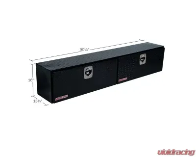 Weather Guard 11.1cu ft Gloss Black Aluminum Hi-Side Box - 390-5-02