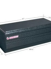 Weather Guard 10cu ft Gloss Black Full Compact Aluminum All-Purpose Chest                                     - 674-5-01 - Image 2