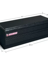 Weather Guard 10cu ft Matte Black Full Compact Aluminum All-Purpose Chest                                     - 674-52-01 - Image 2