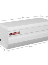 Weather Guard 10cu ft White Full Compact Steel All-Purpose Chest                                     - 675-3-01 - Image 2